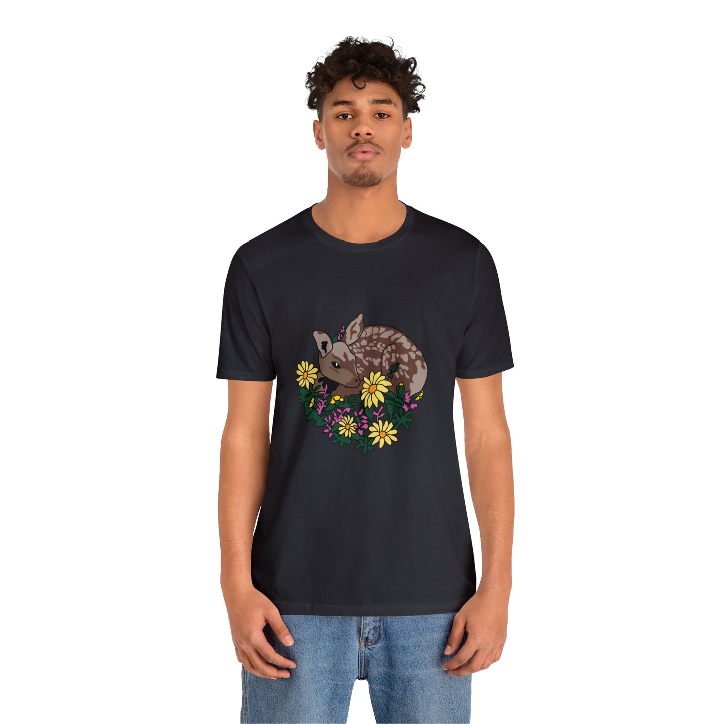 Sweet Deer Loose Fit Jersey Short Sleeve Tee