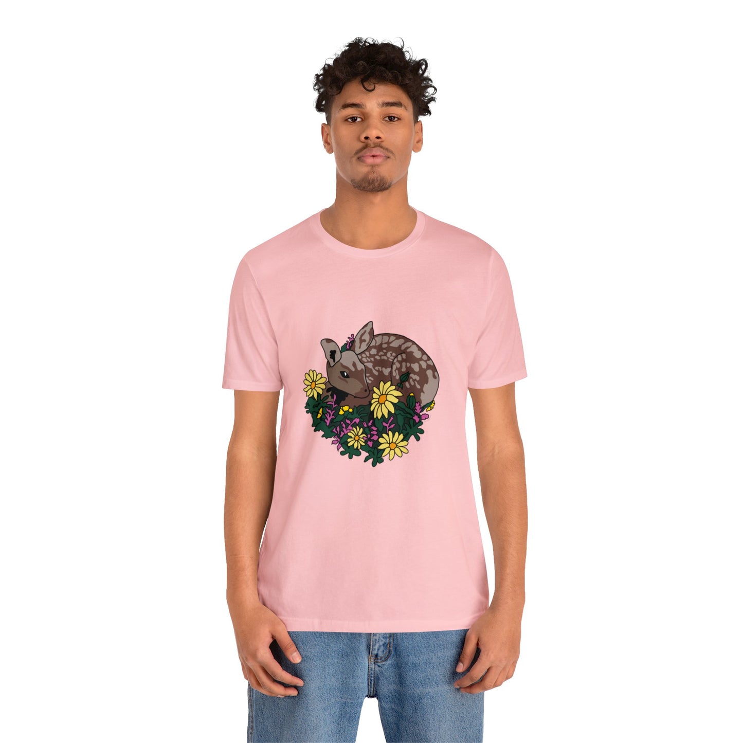 Sweet Deer Loose Fit Jersey Short Sleeve Tee