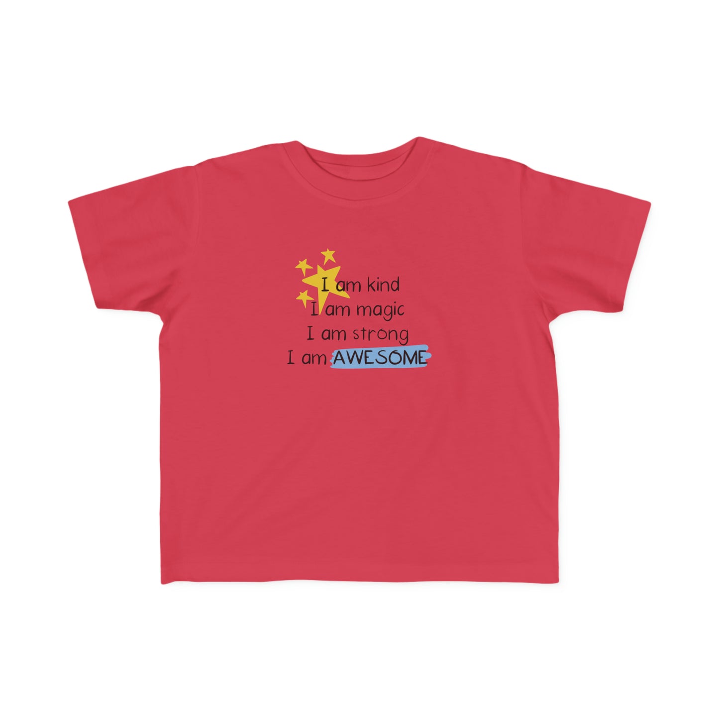 I am Awesome Toddler Fine Jersey Tee