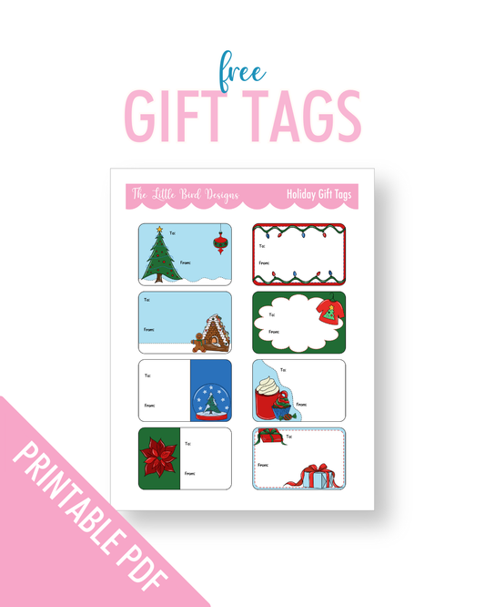 PRINTABLE - Holiday Gift Tags - Freebie