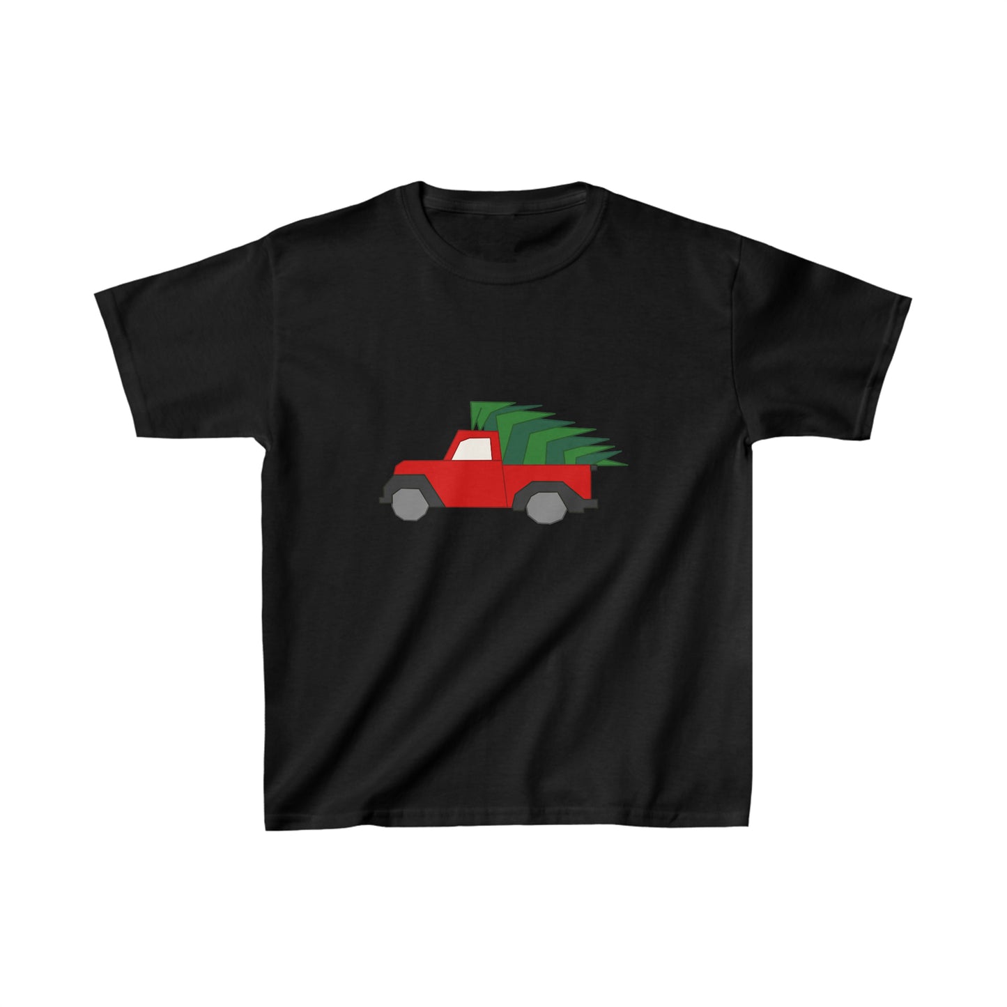 Little Red Christmas Truck Kids Heavy Cotton™ Tee