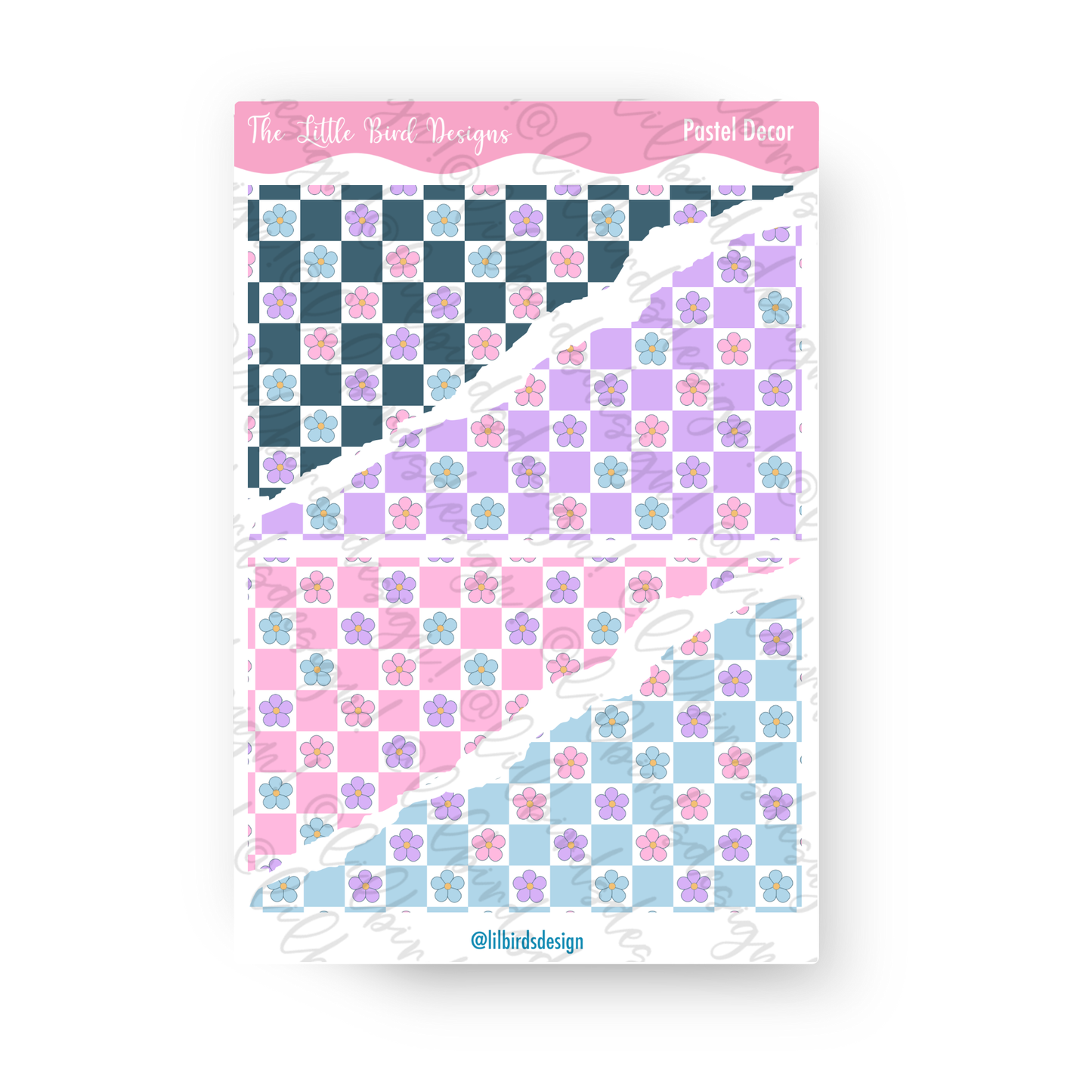 Pastel Decor Sticker Sheets