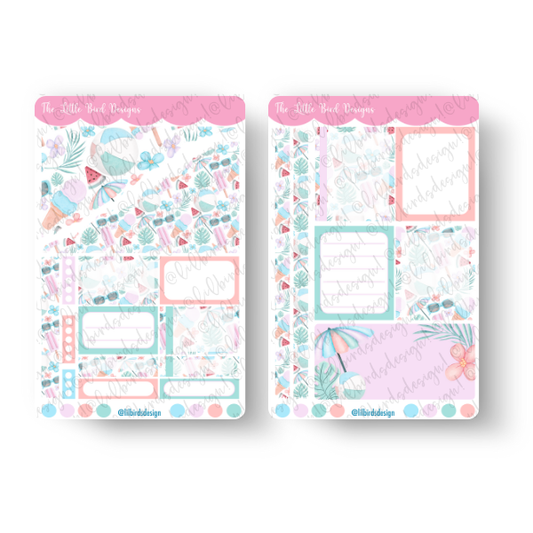 Cool Summer Passion Planner Daily – Sticker Bundle