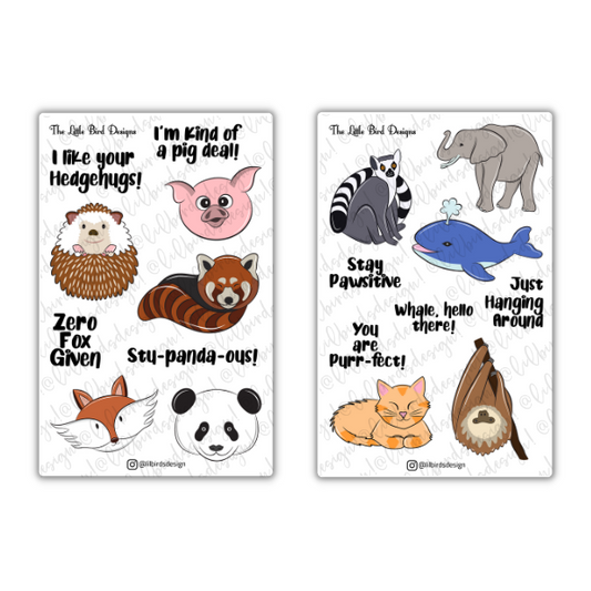 Cute Critters – Sticker Bundle