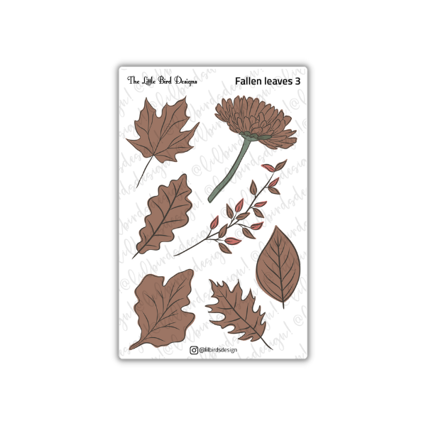 Fallen Leaves Sticker Sheets