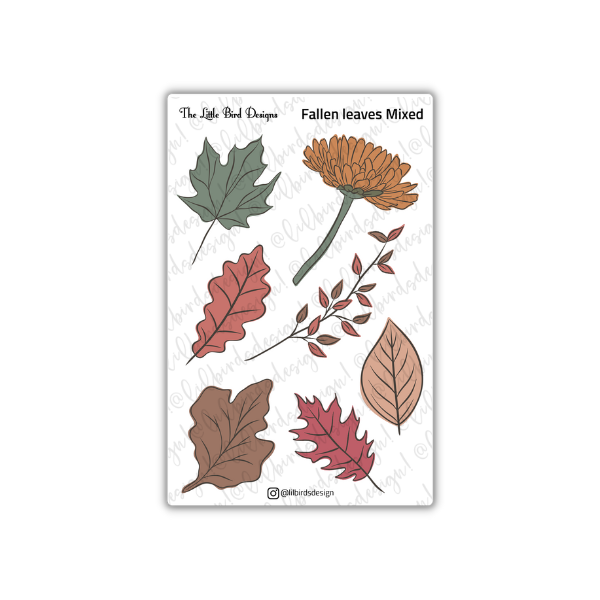 Fallen Leaves Sticker Sheets