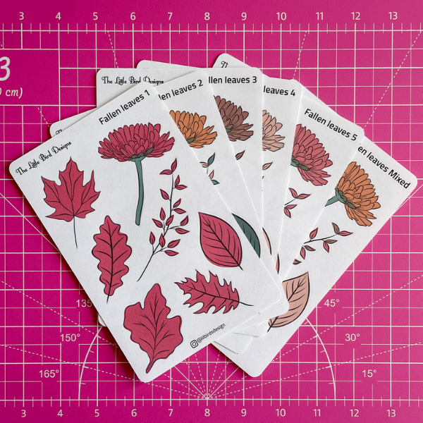 Fallen Leaves Sticker Sheets