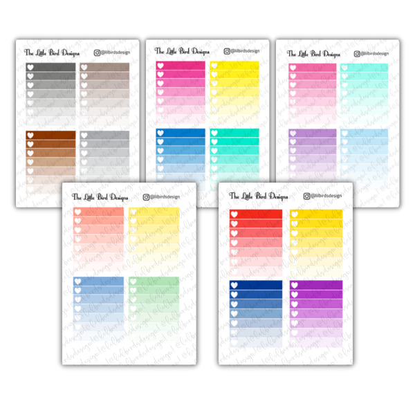 Sticker Chart Checkboxes Checkboxes - 2 Options - Sticker Sheets – The Little Bird Designs