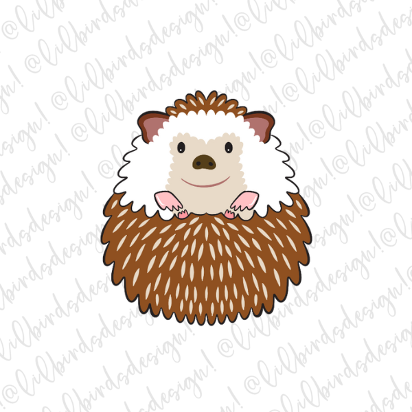 Hedgehog Waterproof Vinyl Sticker