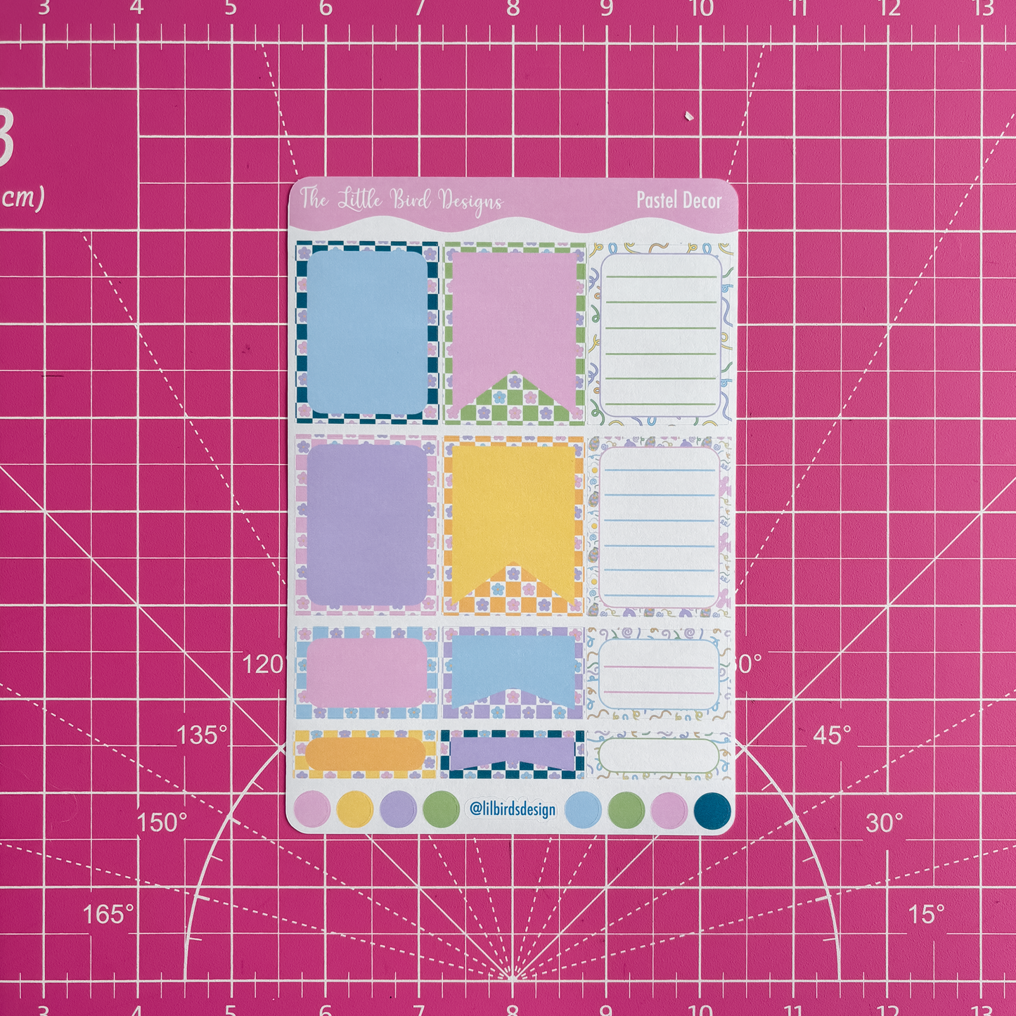 Pastel Decor Sticker Sheets