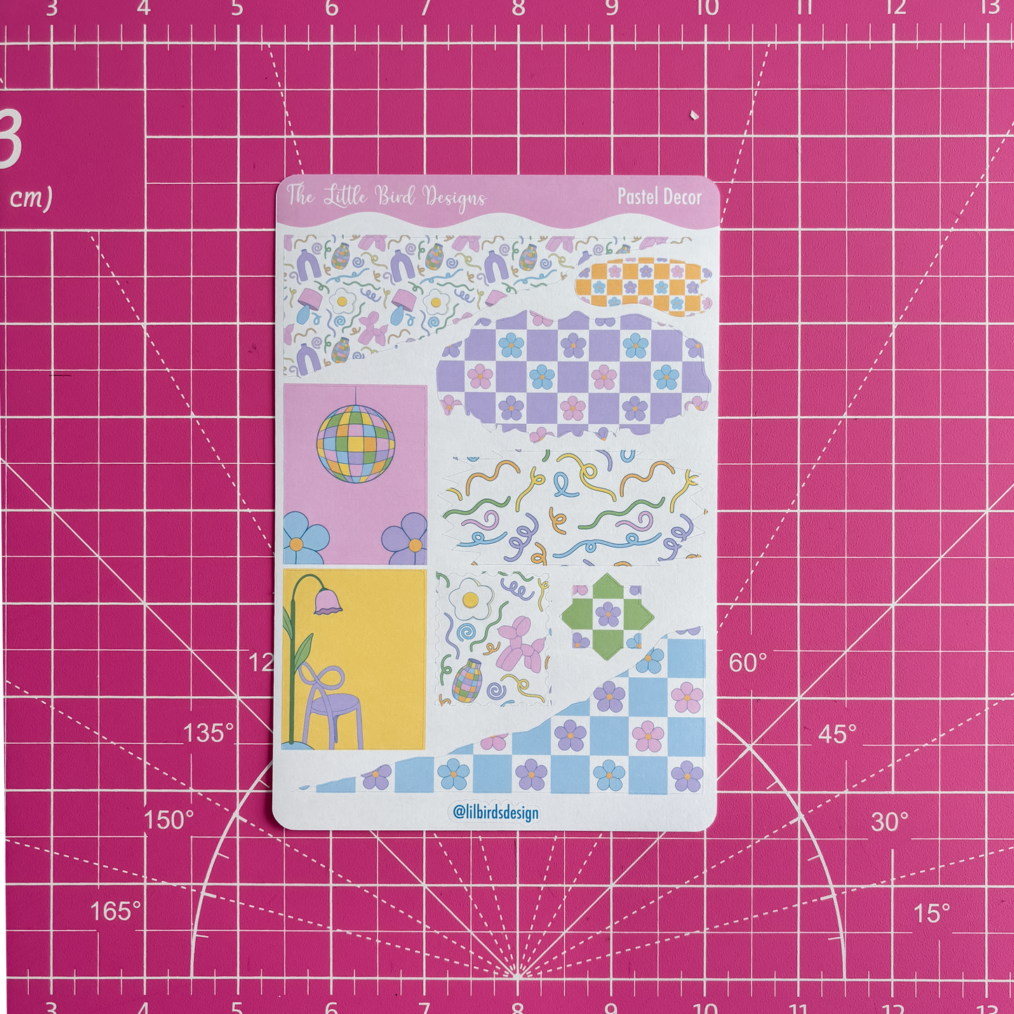 Pastel Decor Sticker Sheets