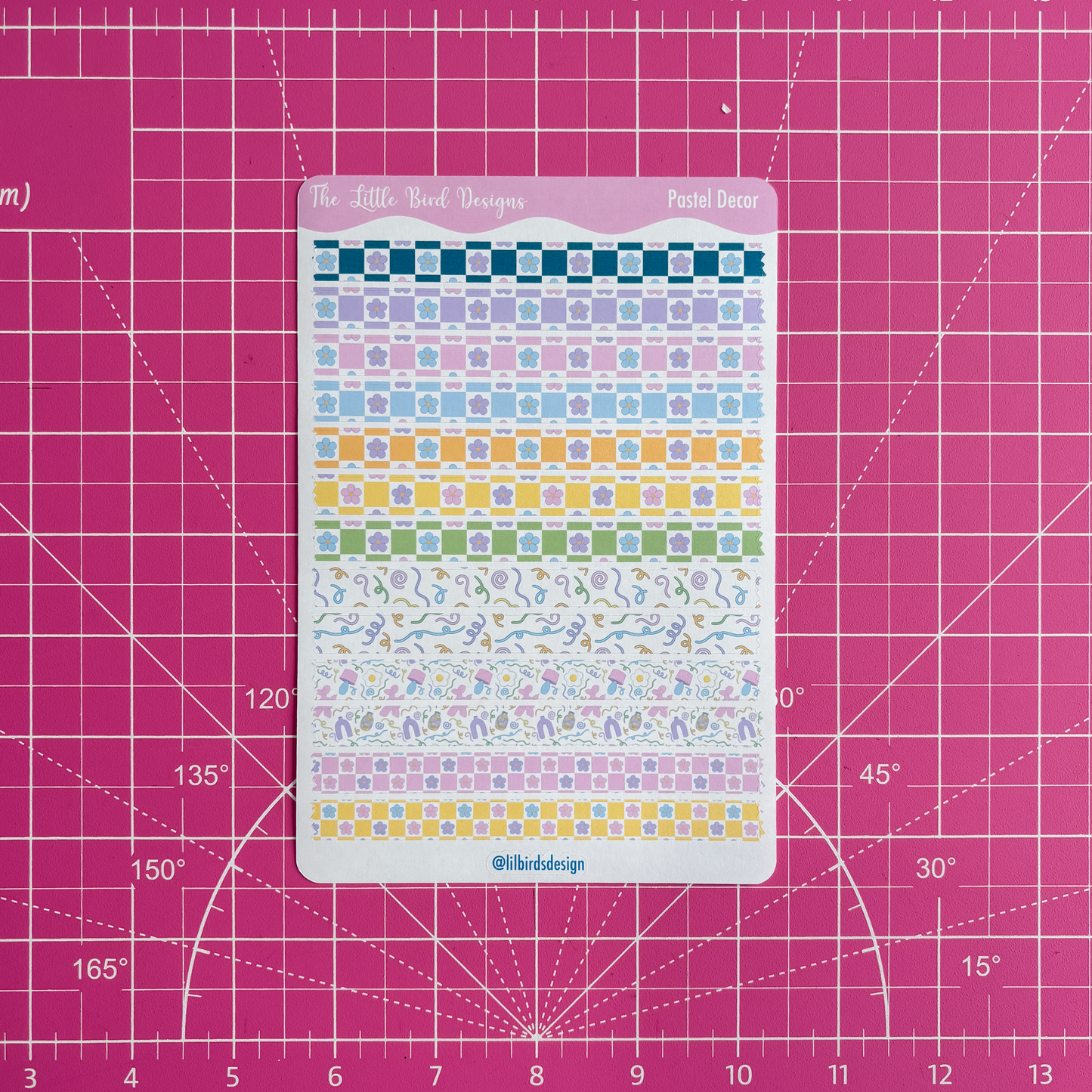 Pastel Decor Sticker Sheets