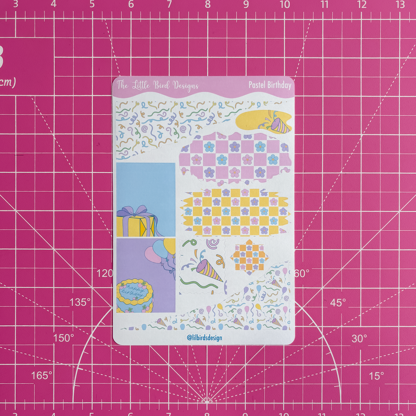 Pastel Birthday - Sticker Sheets