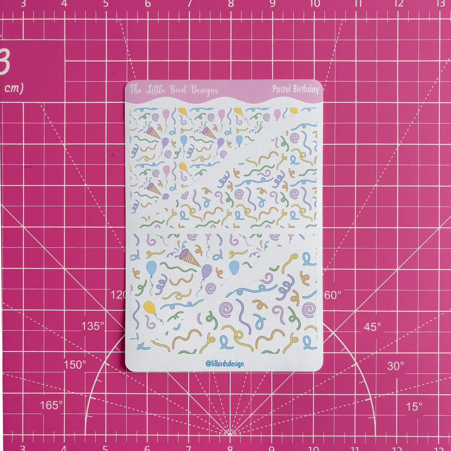 Pastel Birthday - Sticker Sheets