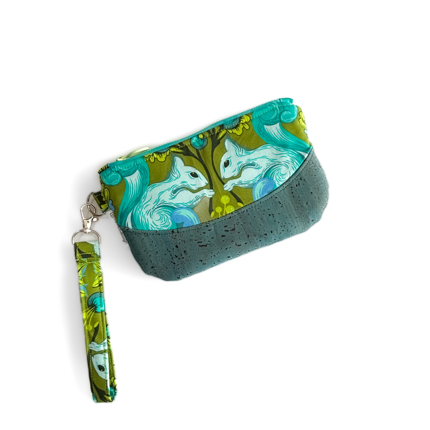 Green Squirrels Classic Pouch