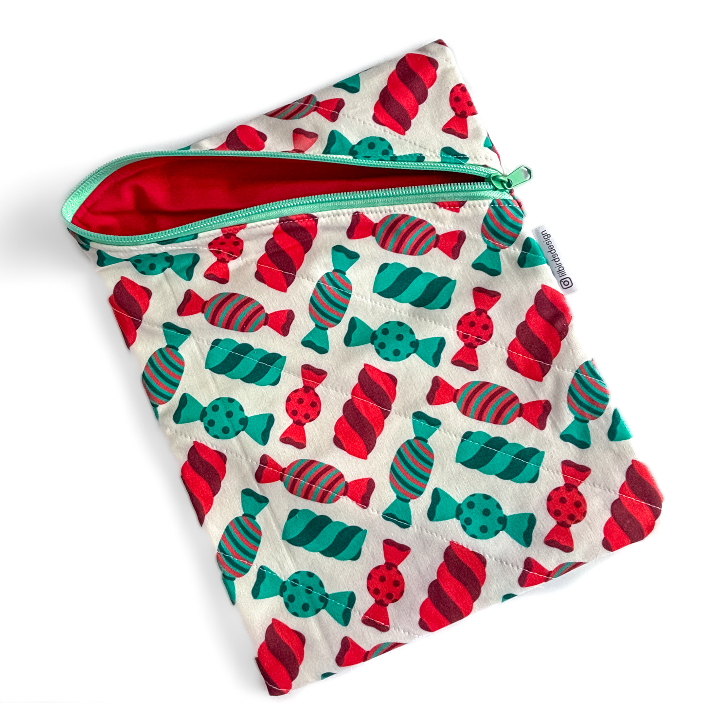 Red and Green Mixed Candy Book Sleeve