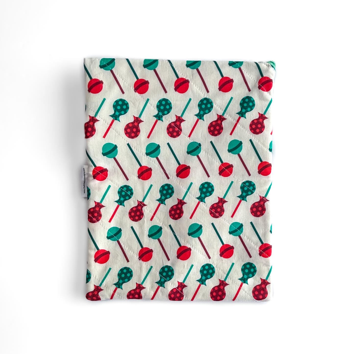 Red and Green Lollipops Book Sleeve