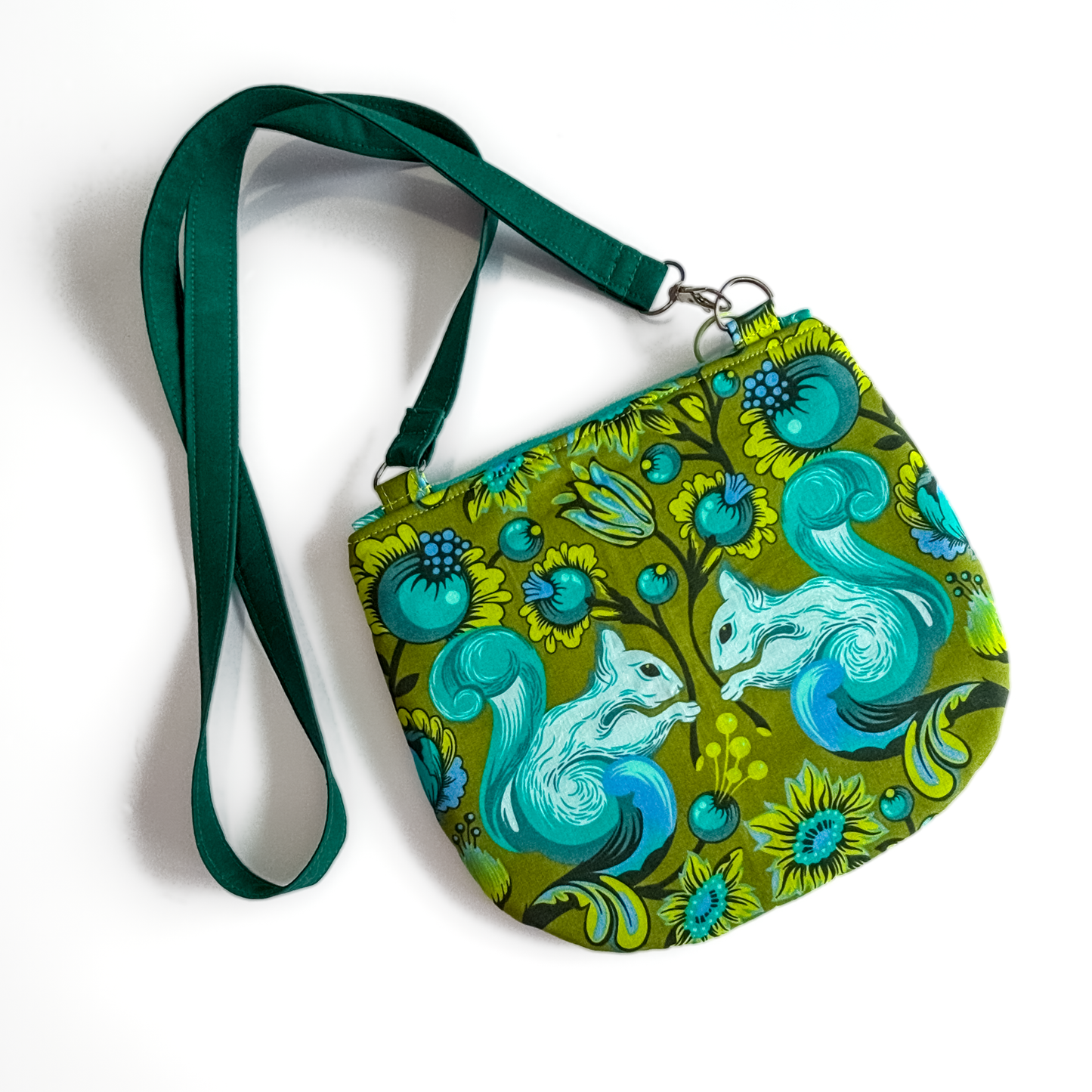 Green Squirrels Sling Bag