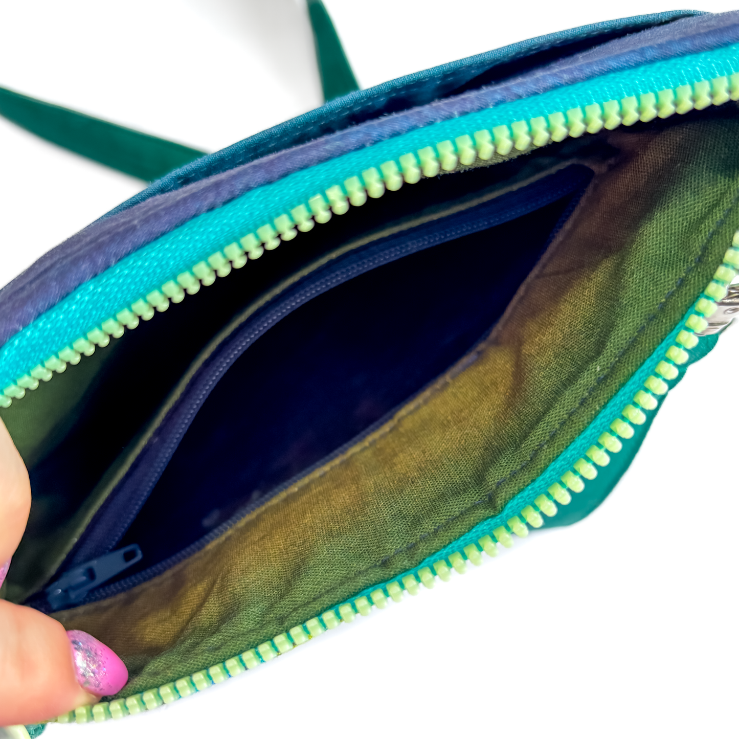 Green Squirrels Sling Bag