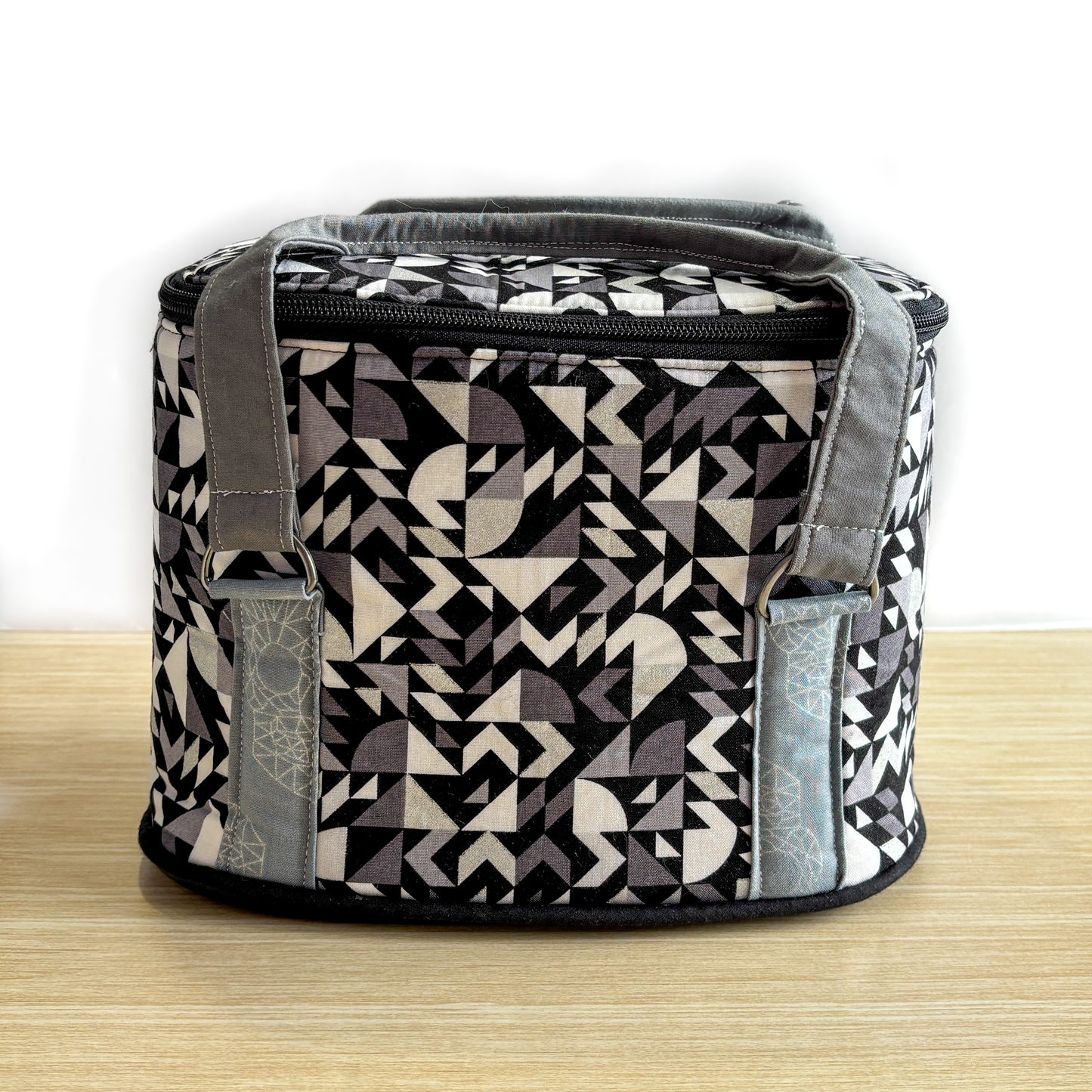 Black and Silver Toiletry Bag