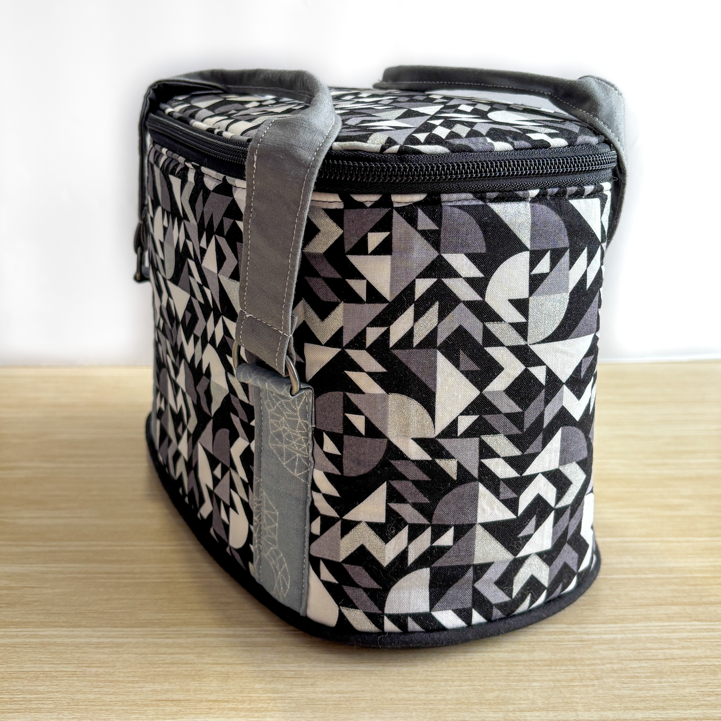 Black and Silver Toiletry Bag