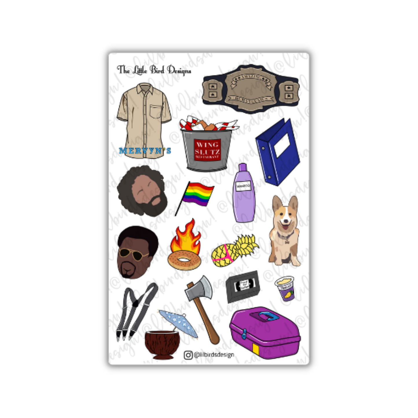 Nine-Nine - Brooklyn Nine-Nine Fan Art Sticker Sheets