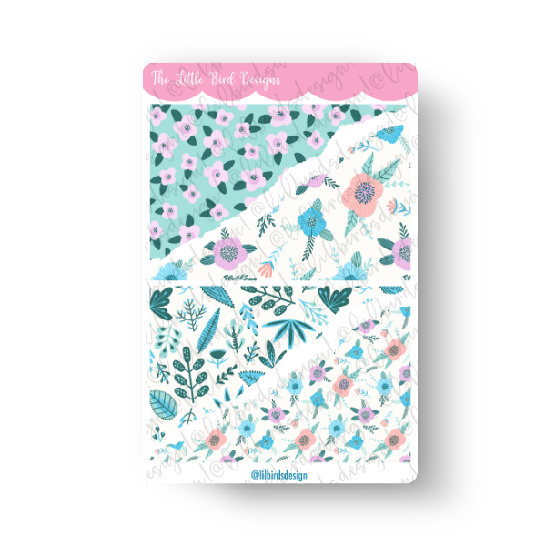 Summer Floral Sticker Sheets