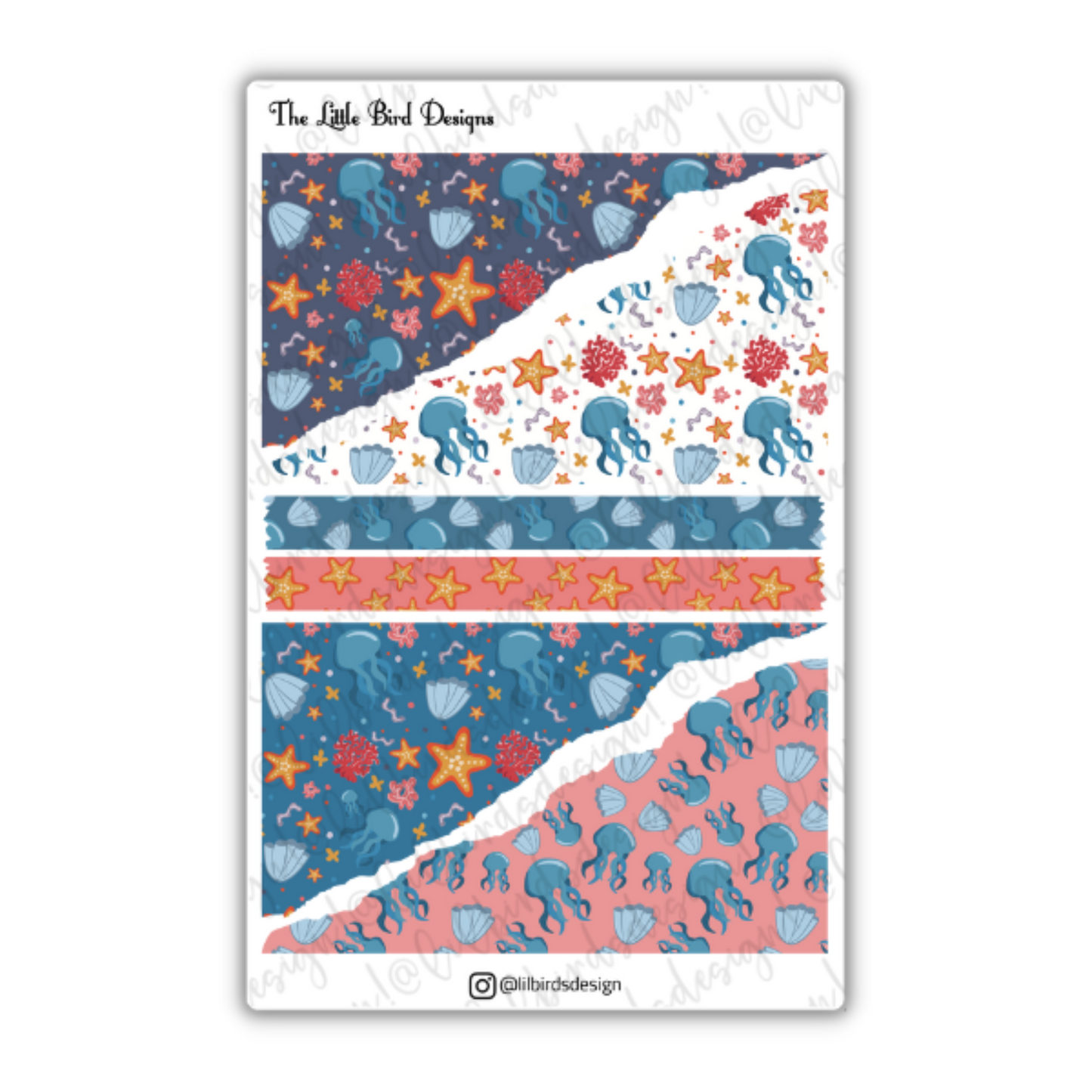 The Reef Life Sticker Sheets