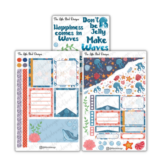 The Reef Life – Passion Planner Daily – Sticker Bundle