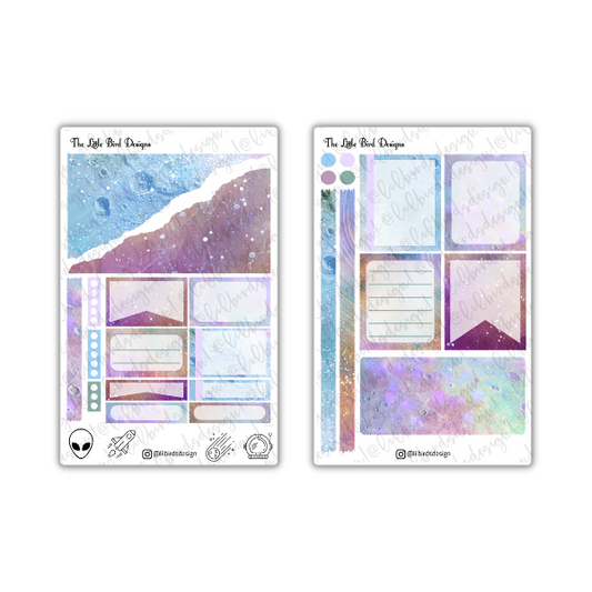 Pastel Space – Passion Planner Daily – Sticker Bundle