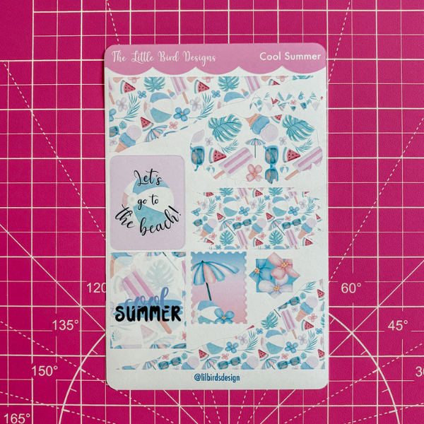 Cool Summer Sticker Sheets