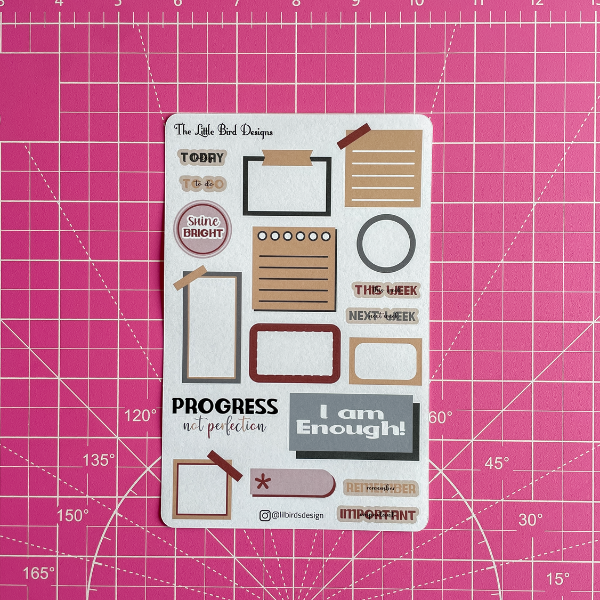 Sticky Notes Sticker Sheets