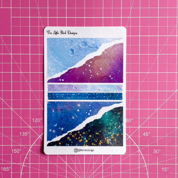 Space Decorative  Sticker Sheets