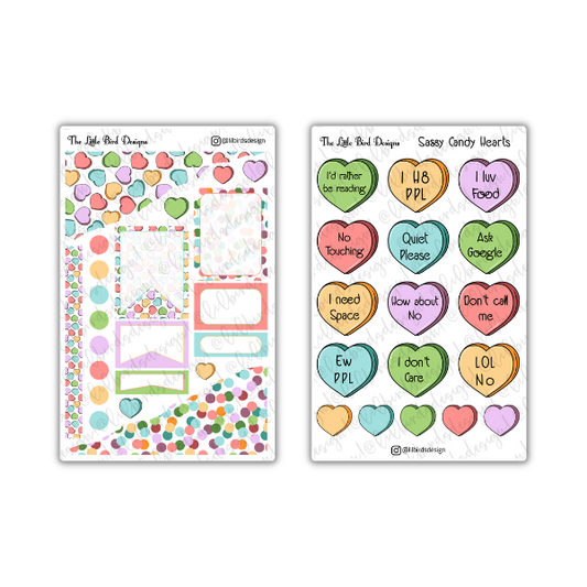 Sassy Candy Hearts – Sticker Bundle