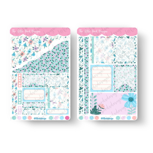 Summer Floral Passion Planner Daily – Sticker Bundle