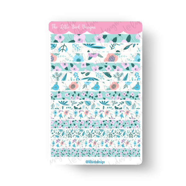 Summer Floral Sticker Sheets