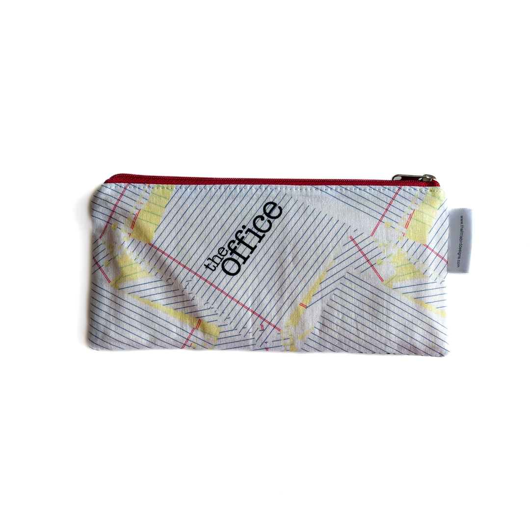 The Office Cotton Pencil Pouch